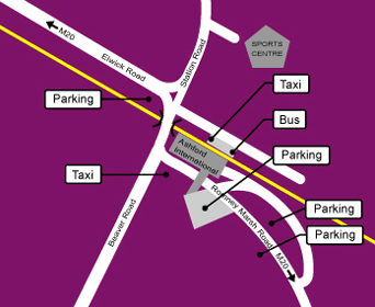 Eurostar ashford_international Map